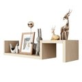 Wood Wall Mounted Shelf – Living Room, Bathroom & Kitchen Wall Mounted Shelf Qme natural wood color