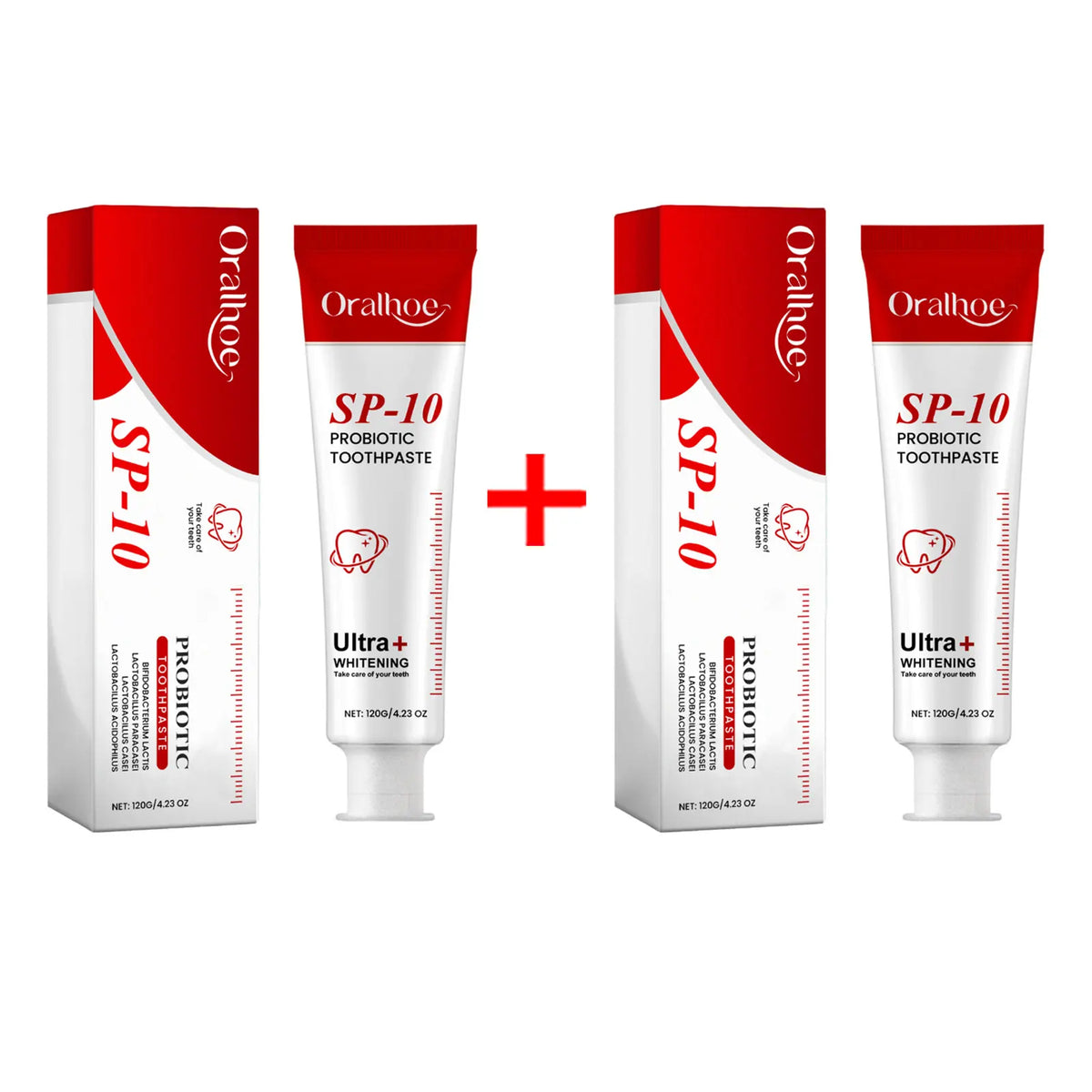 Oralhoe SP-10 Probiotic Toothpaste – Whitening & Fresh Breath Probiotic Toothpaste Qst 240g boxed