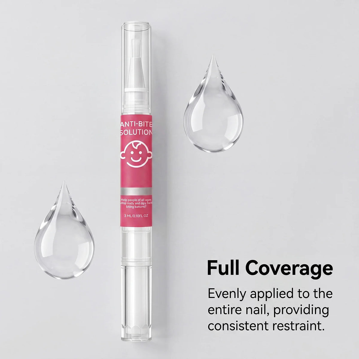 Children Anti-Nail Biting Pen – Bitter Taste Nail Nutrition Oil Nail Biting Deterrent Qst
