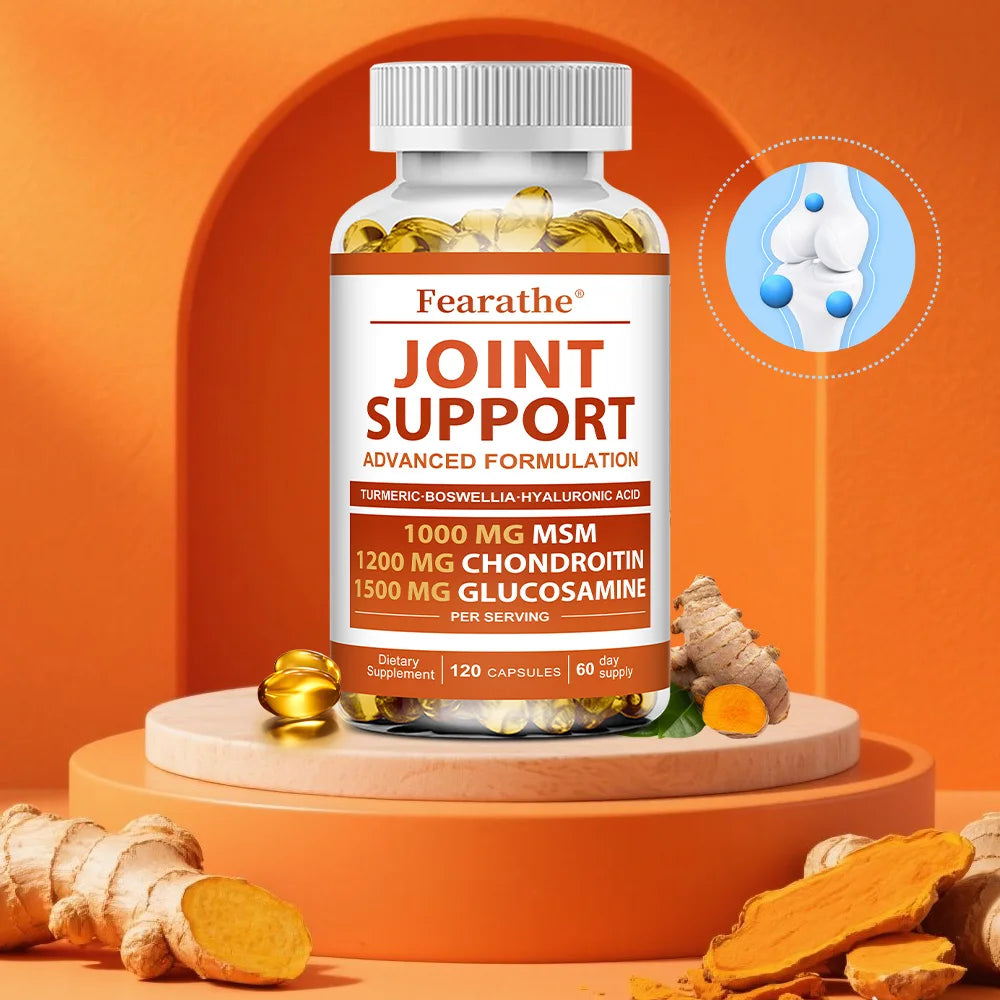 Glucosamine Chondroitin MSM Supplement 120 Capsules Joint Support Supplement Qst