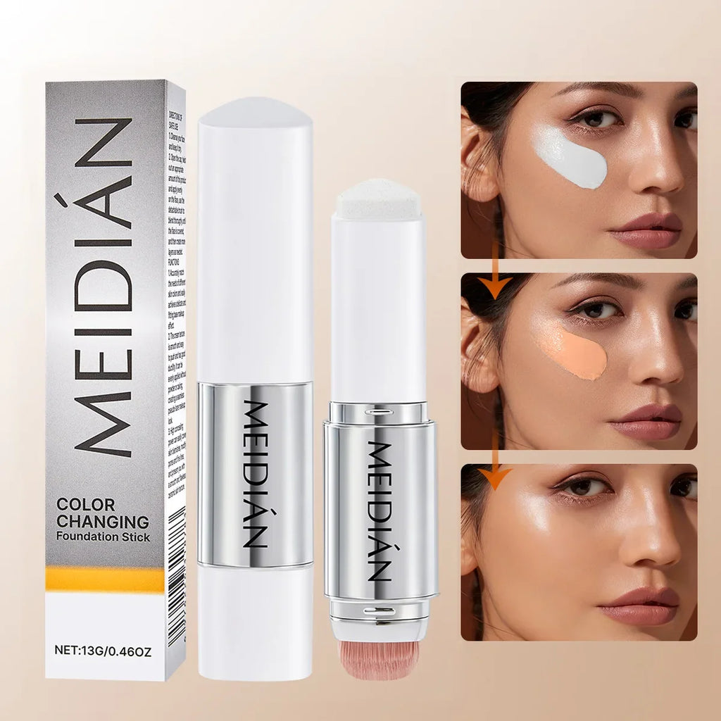 Qme Color Changing Foundation Stick – Moisturize & Brighten Foundation Stick Qme