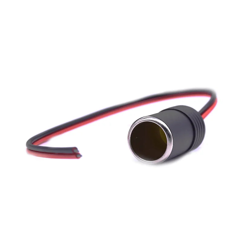 12V 120W Female Car Cigarette Lighter Socket Cable Adapter Car Power Adapter Qme