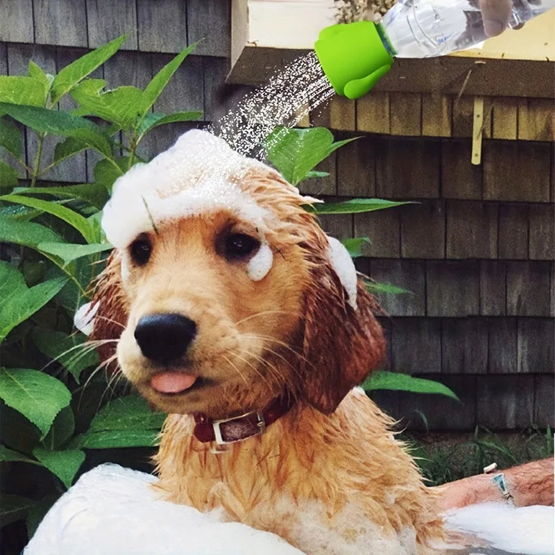 Silicone Dog Shower Head – Portable Pet Bath Sprayer Pet Bath Sprayer Qme