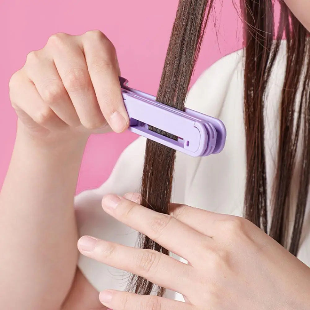 Portable Bang Trimmer Hairdressing Comb – Stainless Steel Hair Comb Trimmer Qme