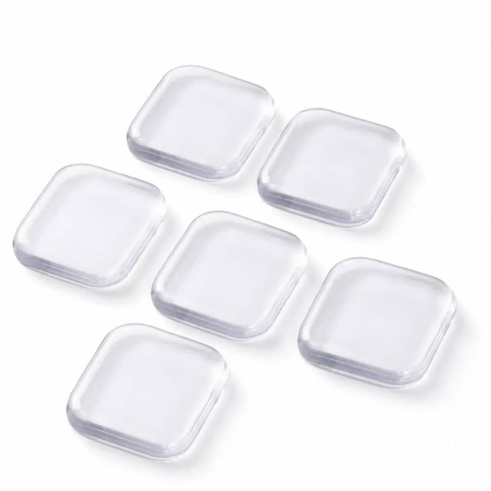 Clear Silicone Door Stopper Pads – Self-Adhesive Wall Protectors Wall Protector Pads Qme