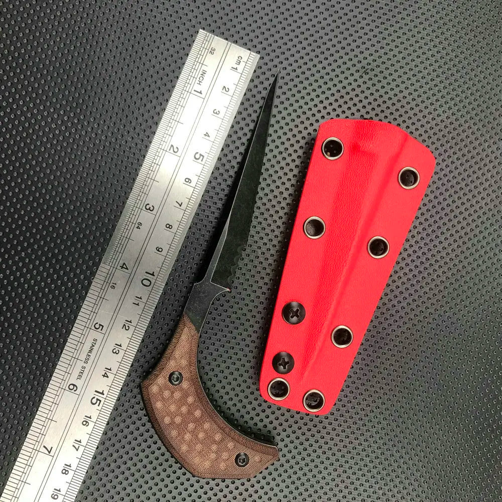 TRSKT Neck Knife 440C Blade G10 Handle + Kydex Sheath Fixed Blade Neck Knife Qst 11 China Mainland