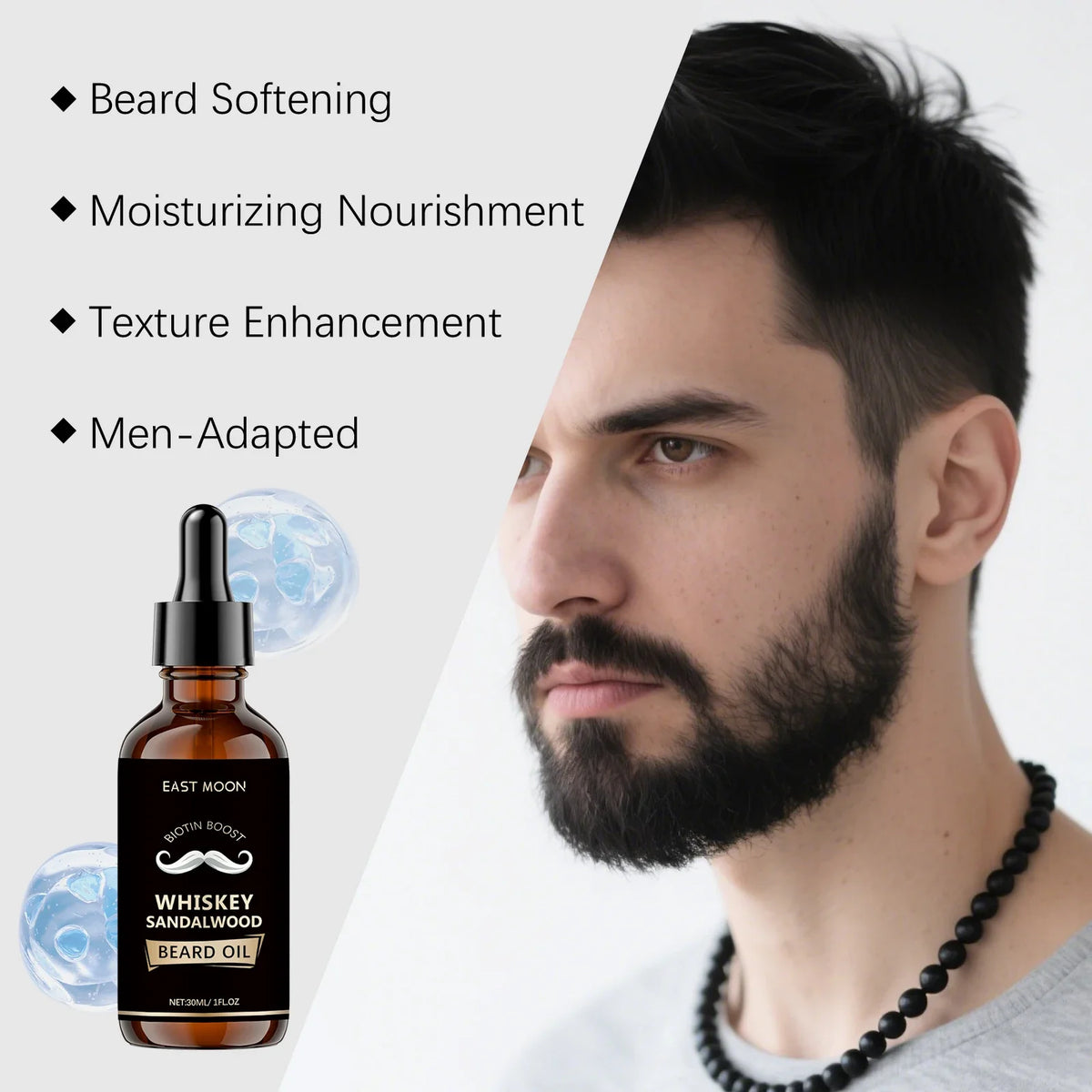 Rosemary Beard Care Essential Oil – Soft, Thick & Smooth Beard Oil Qme