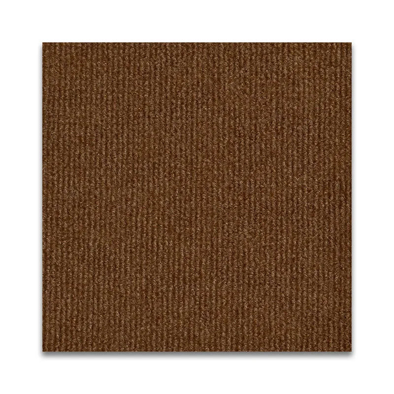Self-Adhesive Area Rug Tiles | Thick Soundproof Carpet Squares Carpet Tiles Qme brown 30x30cmx10pcs