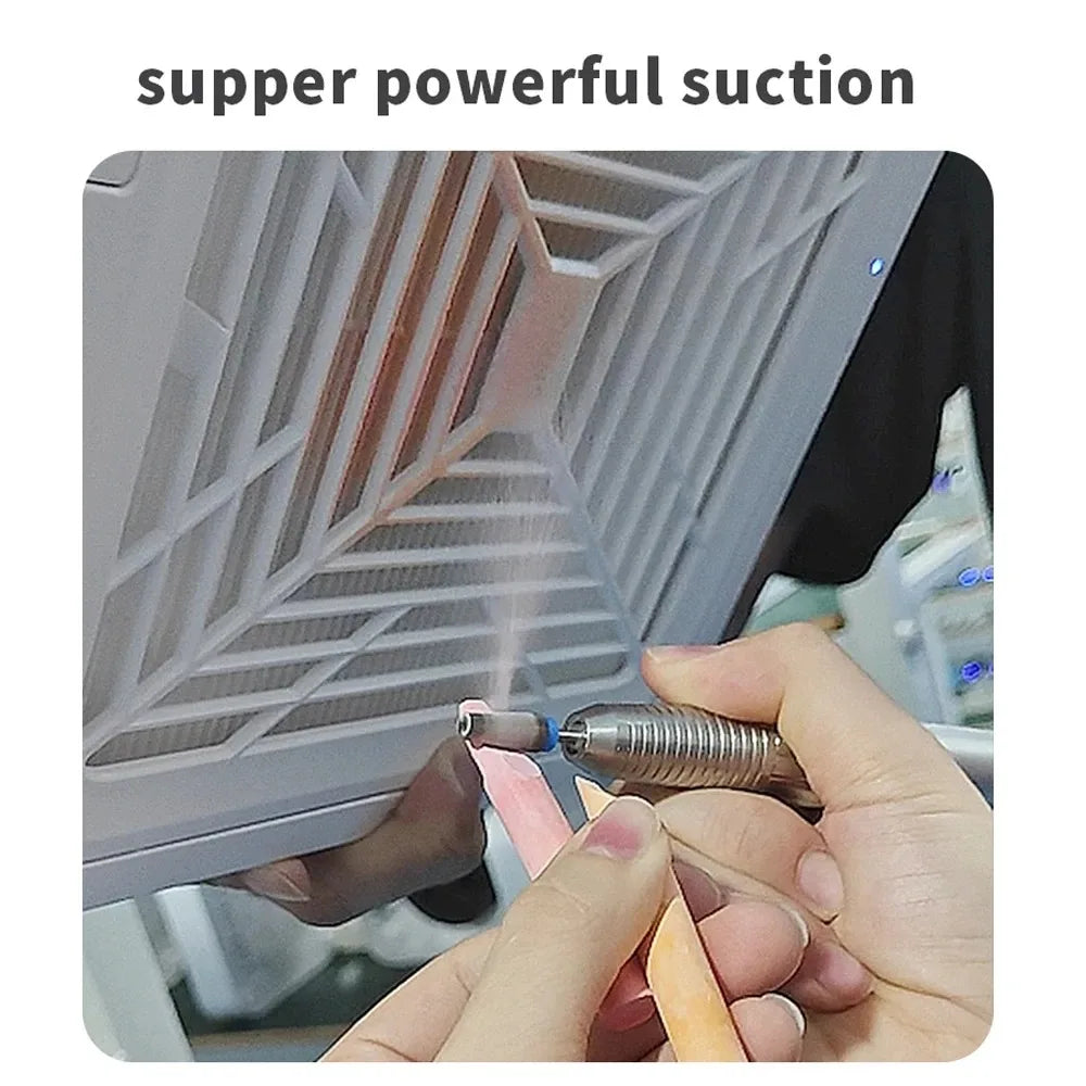 120W Brushless Nail Dust Collector – Adjustable Speed Vacuum Nail Dust Collector Qst
