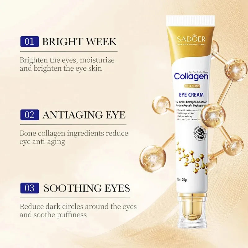 YOUNGCOME Collagen Retinol Eye Cream – Firming & Moisturizing Eye Cream Qst