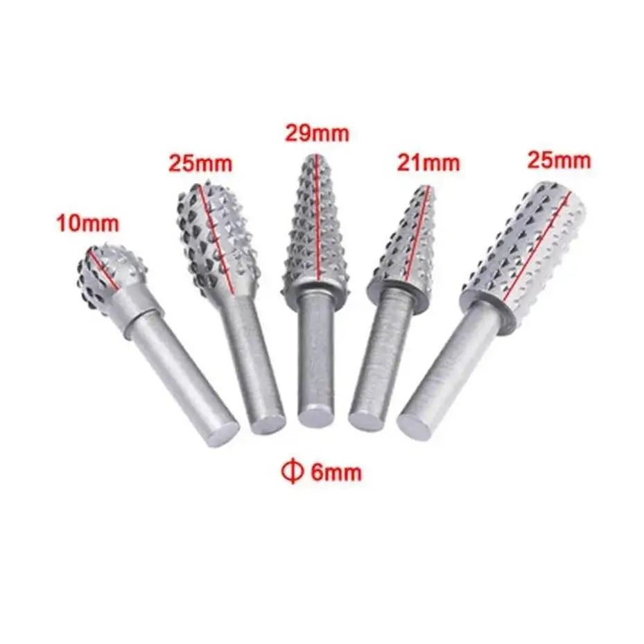 Electric Rotary Carving Files Set – Wood Carving & Polishing Bits Rotary Carving File Set Qme