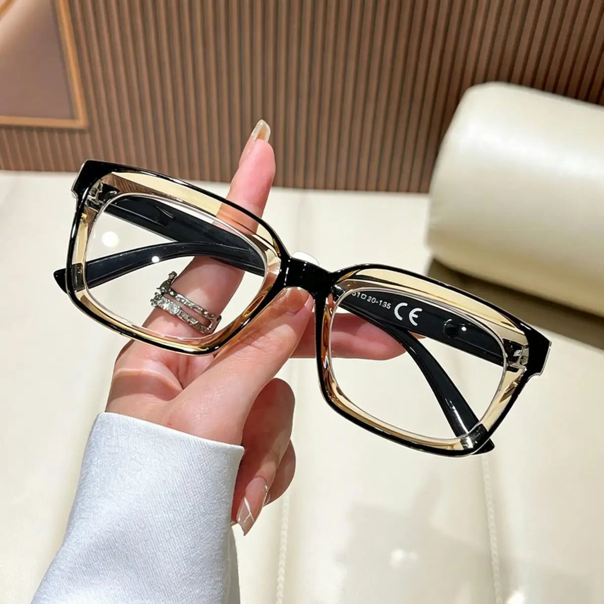 VOPHA Blue Light Blocking Reading Glasses – Square Frame Reading Glasses Qst