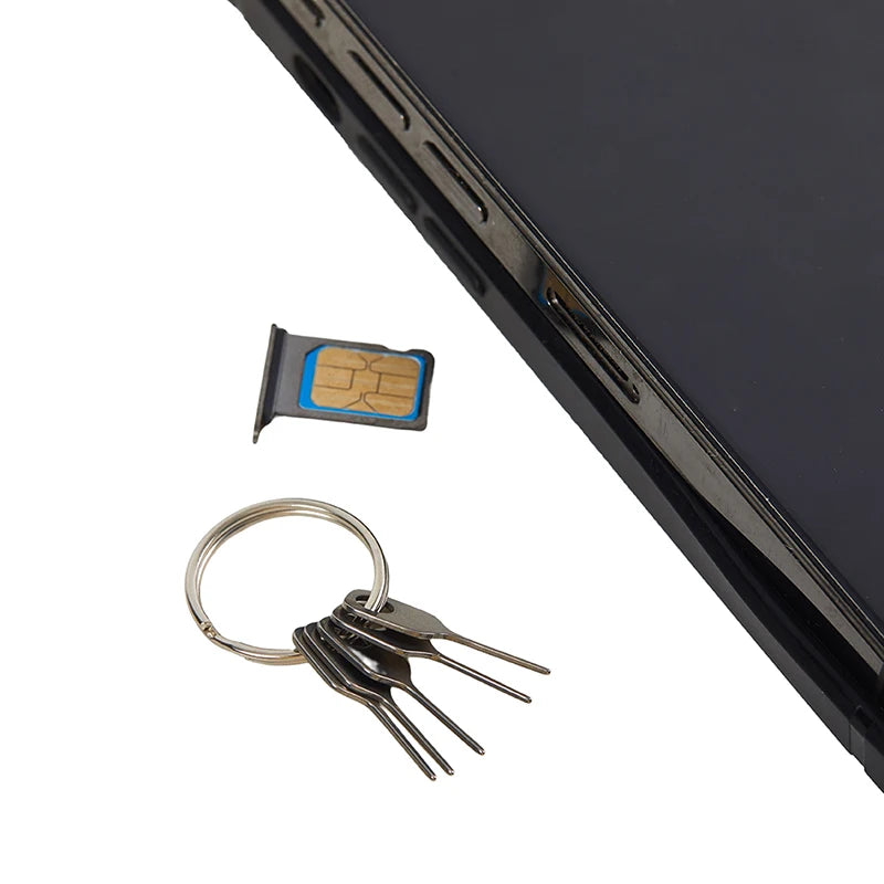 5-Pack SIM Card Eject Pin Tool – Stainless Steel Needle SIM Card Eject Tool Qst