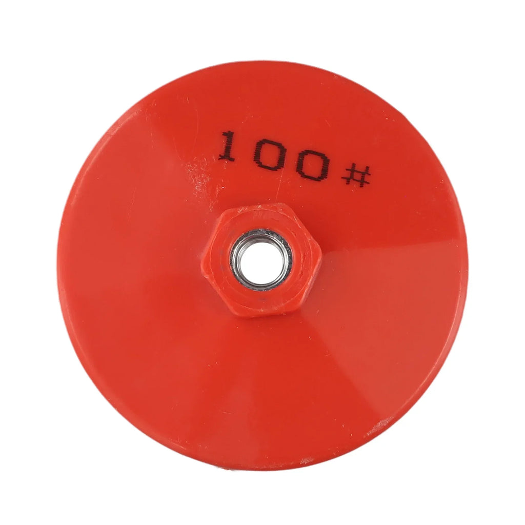 80mm Wet Dry Polishing Pad Backer – Granite Stone Concrete Marble Polishing Pad Backer Qme 100Grit