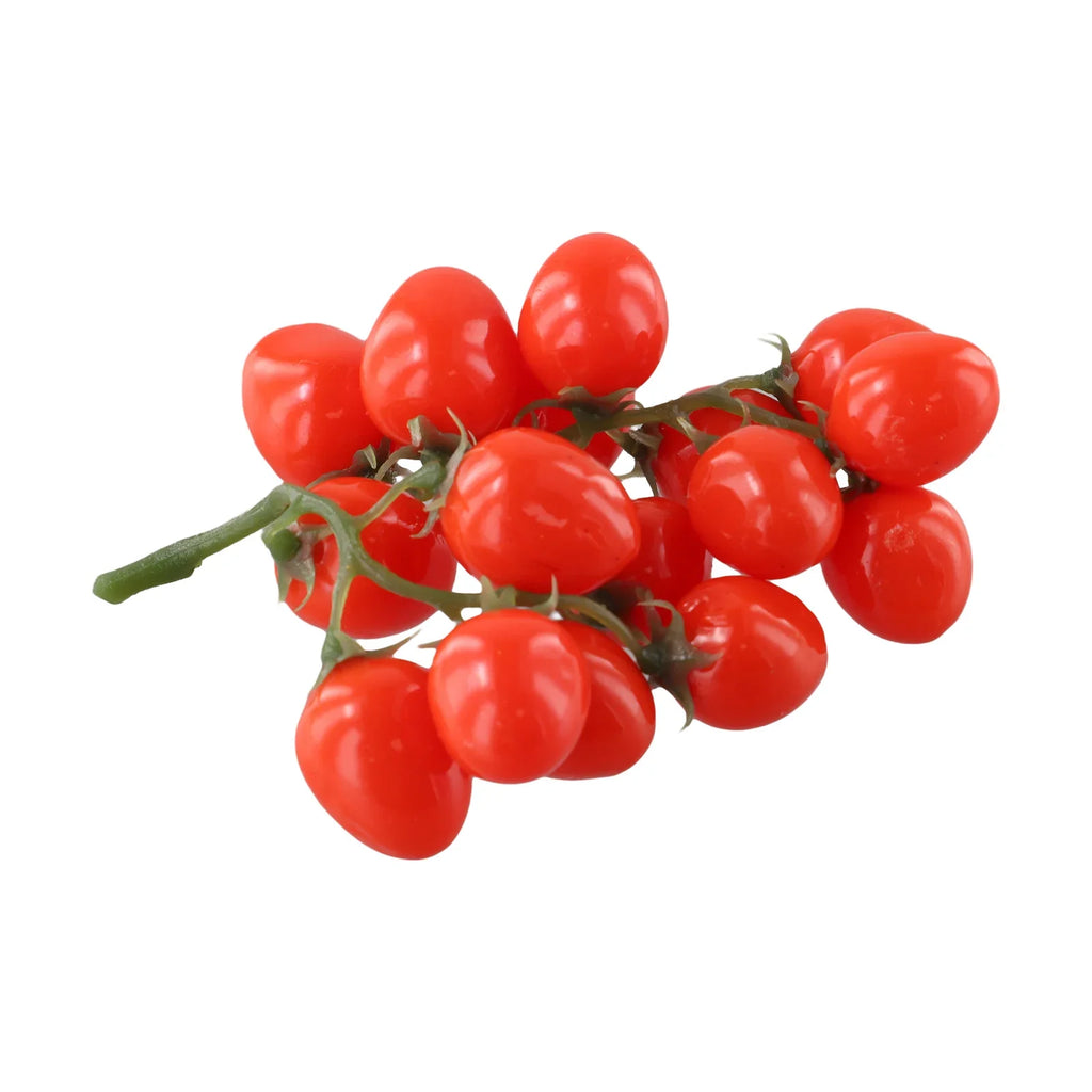 Artificial Cherry Tomato Vine Bunch – Realistic PU Fake Fruit Decor Artificial Fruit Decor Qme
