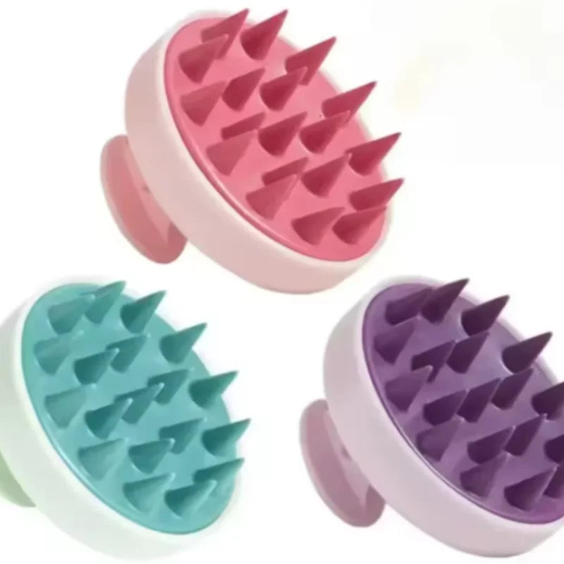 Silicone Scalp Massager Shampoo Brush – Soft Bristles Scalp Massage Brush Qme