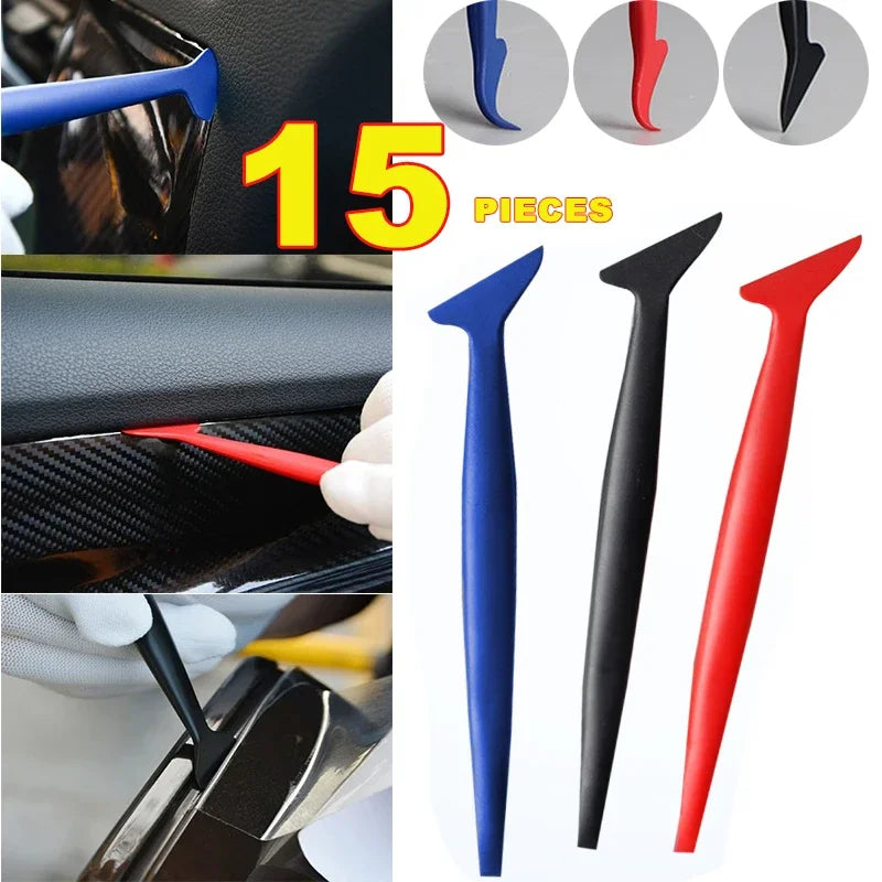 Car Micro Squeegee Set – Vinyl Wrap & Tint Slot Tool Auto Vinyl Wrap Tool Qme