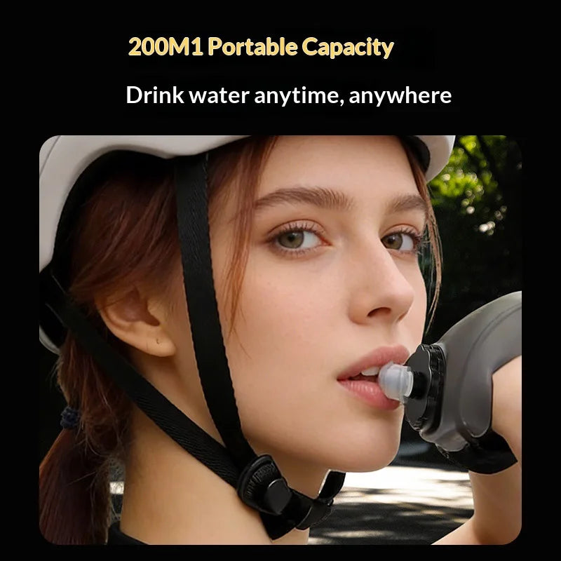 Hands-Free Wrist Water Bottle | Leak-Proof Silicone, 300ml Wrist Water Bottle Qme