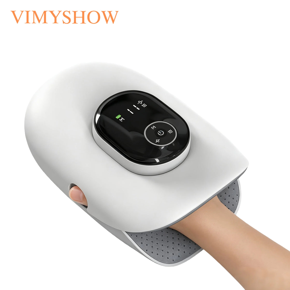 VIMYSHOW Hand Massager – 4 Modes, Finger Stretch & Kneading Hand Massager Qst