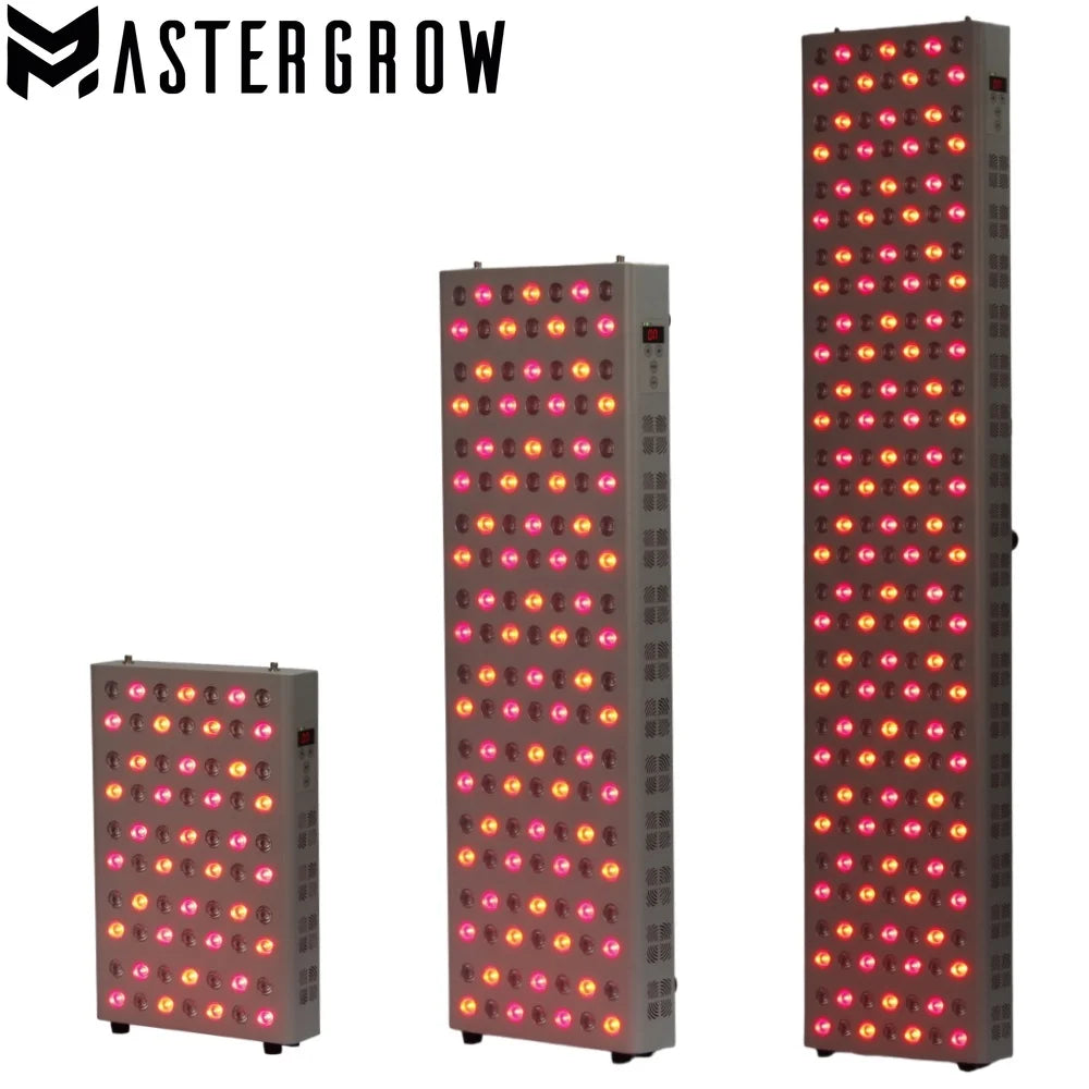 MasterGrow 660nm 850nm Red Light Therapy Panel – Face & Body LED Therapy Panel Qst