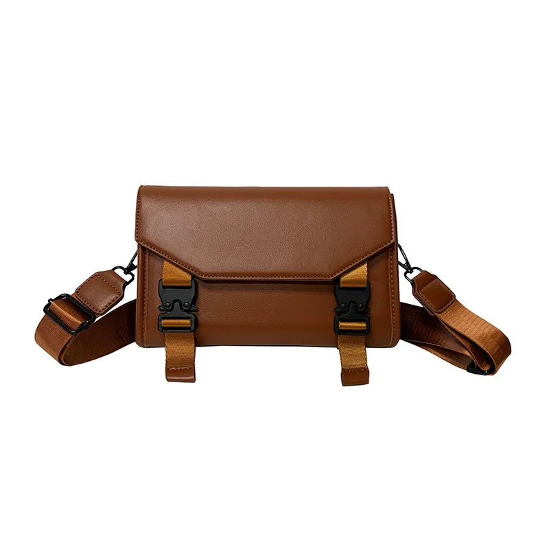 Trendy Flap Crossbody Bag Lock Closure | Phone Purse Crossbody Messenger Bag Qme Chocolate
