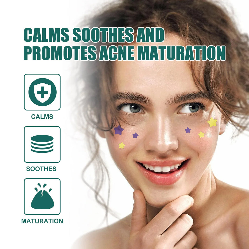 Star-Shaped Acne Pimple Patch – Gentle Blemish Care | Eelhoe Acne Pimple Patch Qst