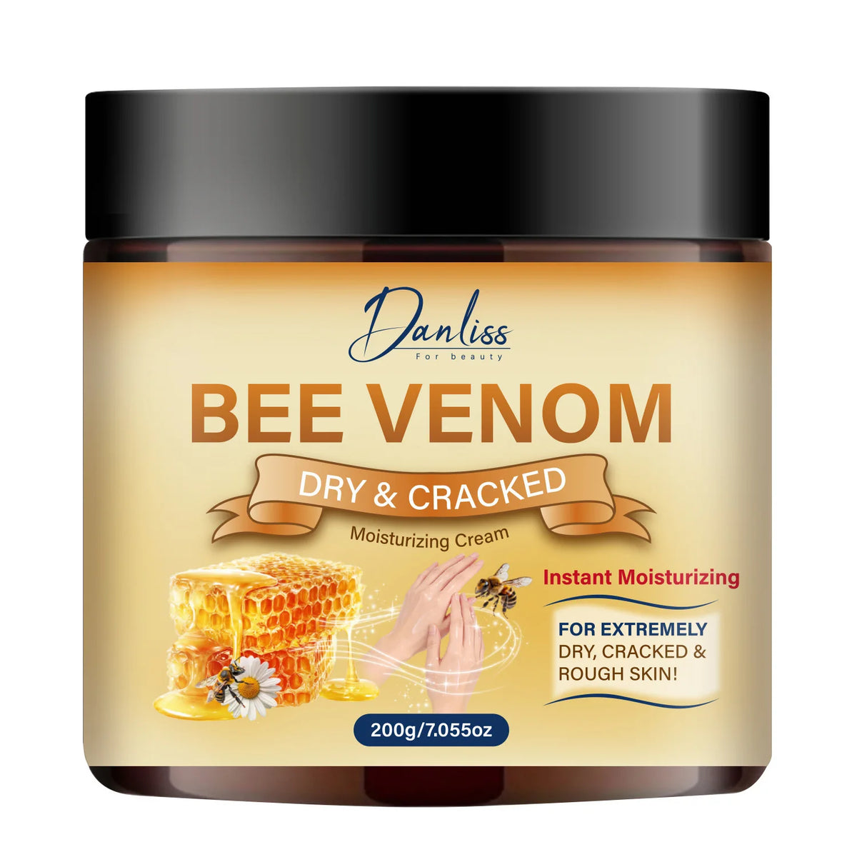 Bee Venom Moisturizing Cream – Hydrating Body & Hand Cream Body Moisturizing Cream Qst Gold 200g