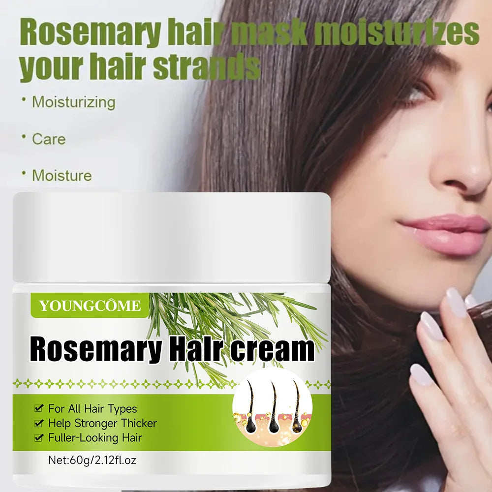 Rosemary Mint Strengthening Hair Mask – Deep Nourish & Repair Deep Conditioning Hair Mask Qst 60G