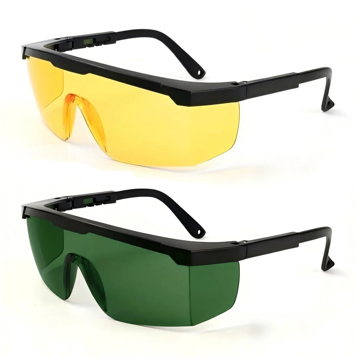 VOPHA IPL Laser Safety Glasses 190-2000nm UV Blocking Goggles Laser Safety Goggles Qst Yellow Green