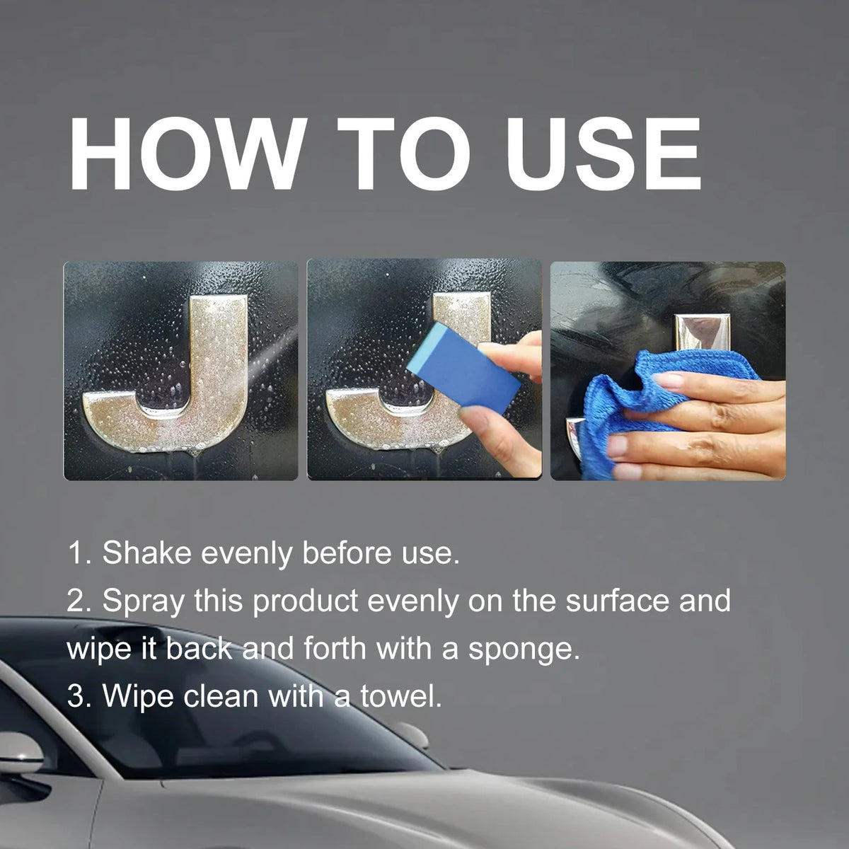 Automotive Rust Remover & Oxidation Converter for Metal Parts Automotive Rust Remover Qme
