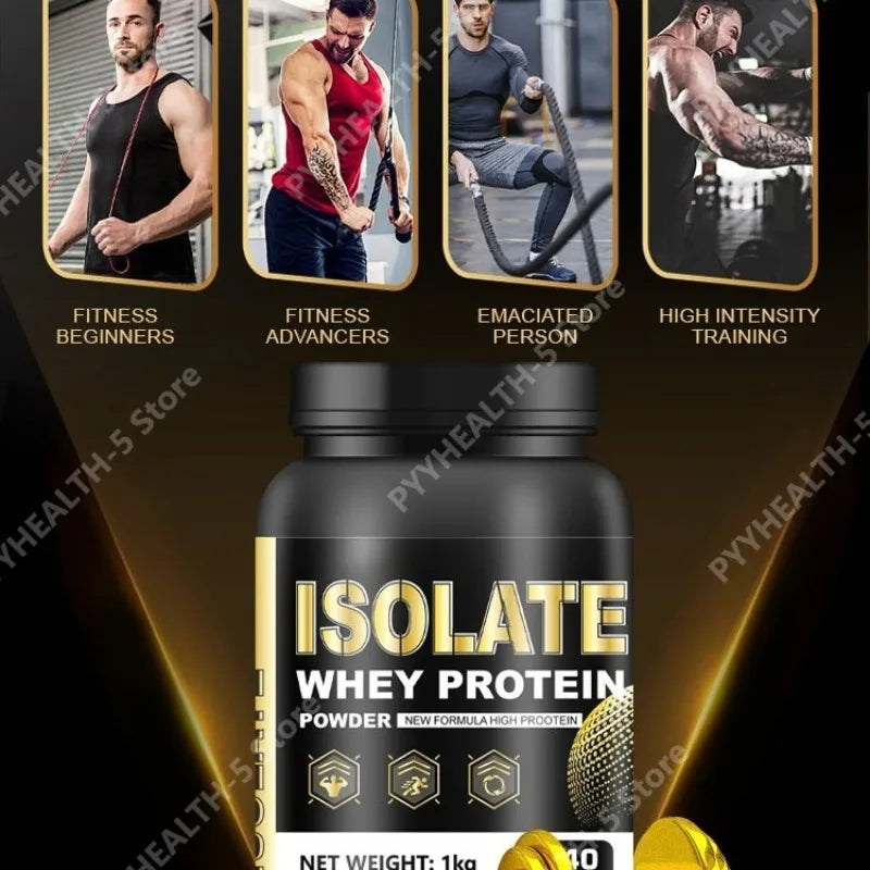Whey Protein Isolate Powder Non-GMO Gluten Free 1000g 40 Servings Protein Powder Qst