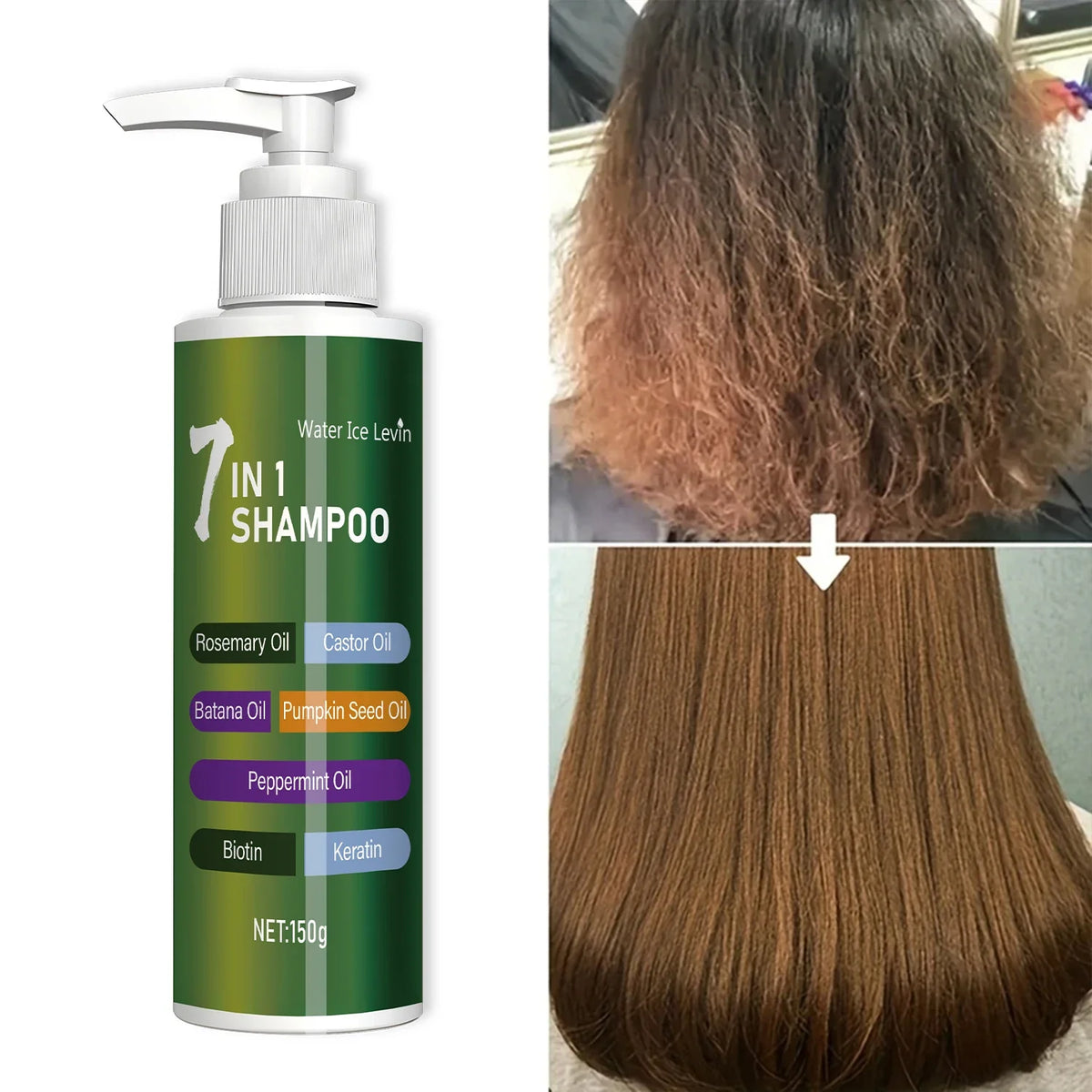 Qme 7-in-1 Shampoo | Dandruff Control, Volume & Strength Shampoo Qme