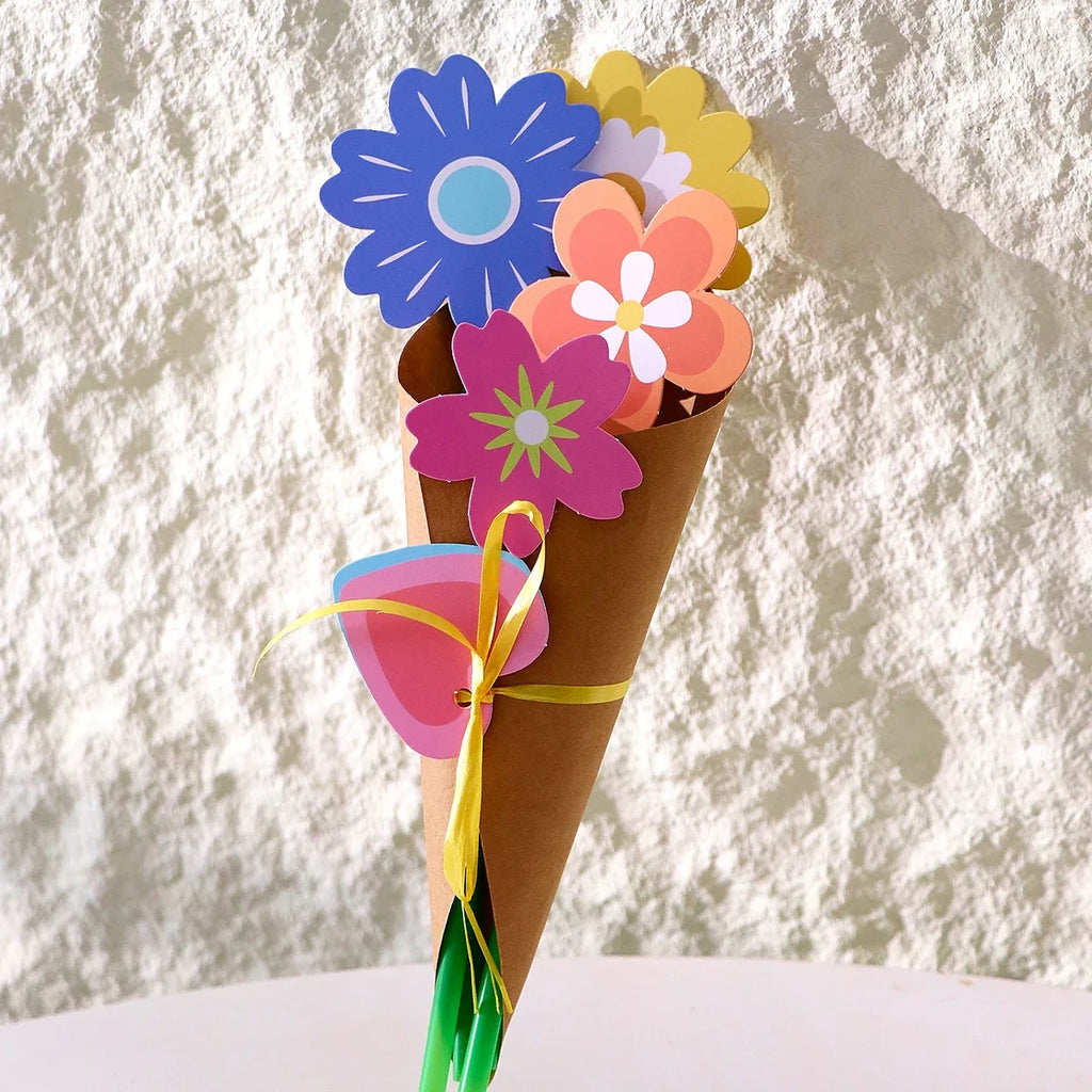 6-Piece DIY Greeting Card Bouquet Set – Various Designs DIY Greeting Card Set Qme