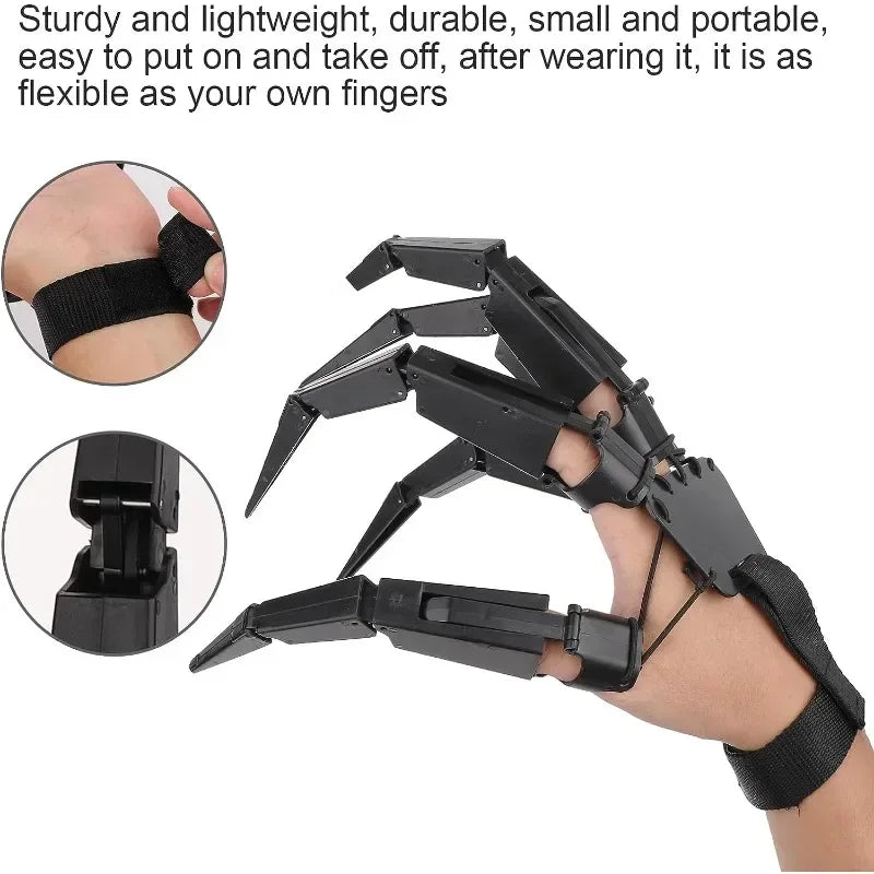 Halloween Articulated Skeleton Fingers Cosplay Hand Prop Costume Prop Qme