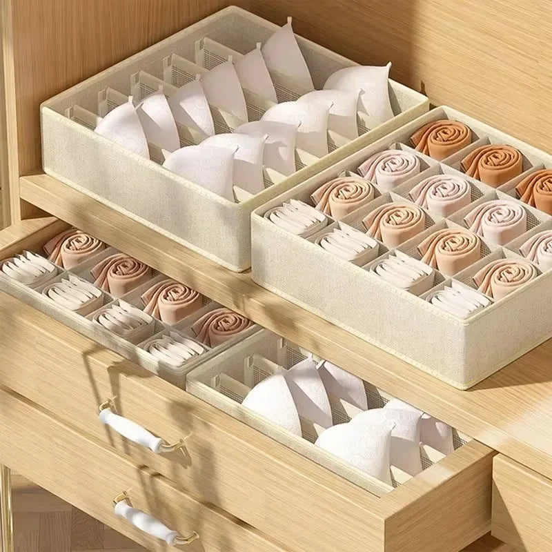 Non-Woven Fabric Underwear & Socks Drawer Storage Organizer Drawer Storage Organizer Qme