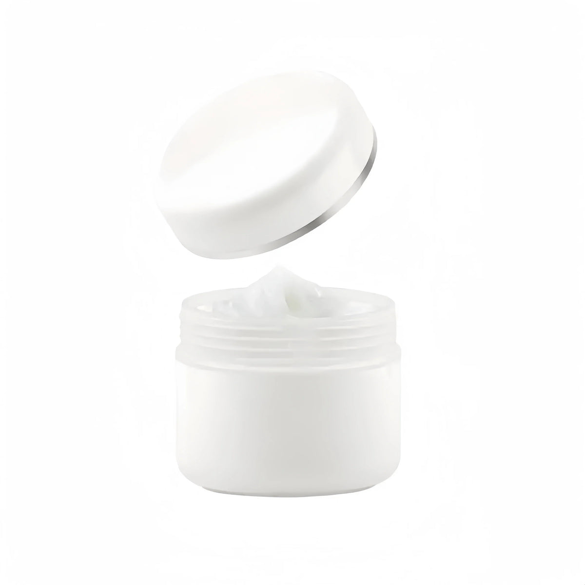 White Plastic Cosmetic Jars Twist-Top Lids | Travel Sample Jars Cosmetic Travel Jars Qme