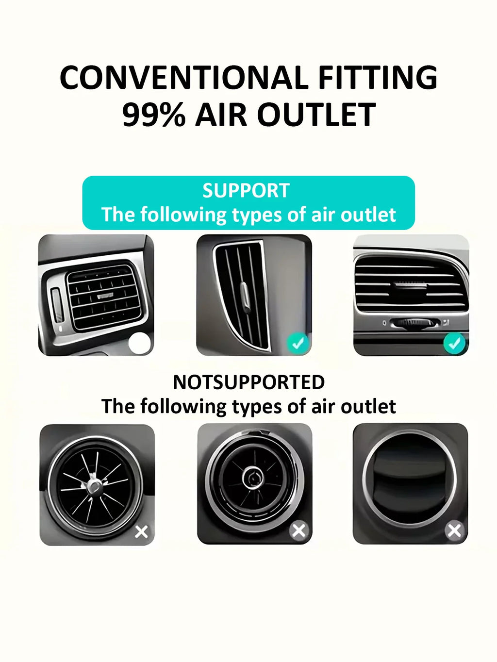 Magnetic Wireless Car Charger Phone Holder – 15W Fast Charge Wireless Car Charger Qme