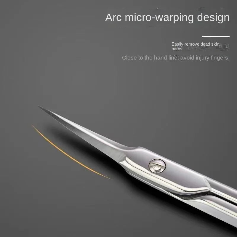 Professional Cuticle Scissors – Stainless Steel Manicure Tool Cuticle Scissors Qme