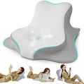 Ergonomic Memory Foam Reading Pillow – Bed Wedge Back Support Bed Wedge Pillow Qst A