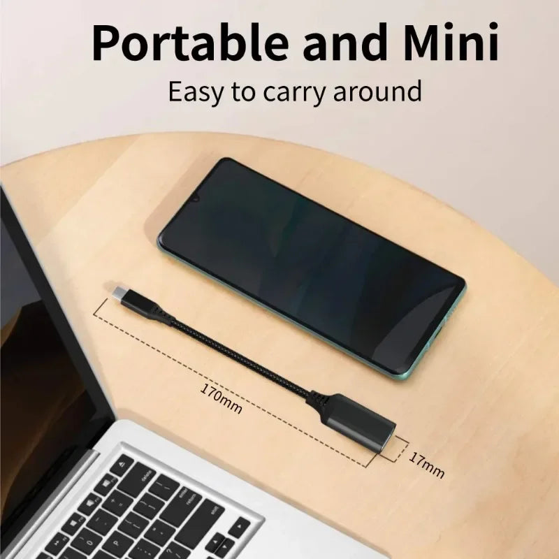 USB-C OTG Adapter for Samsung S20, Xiaomi & Huawei | Qme USB-C OTG Adapter Qme