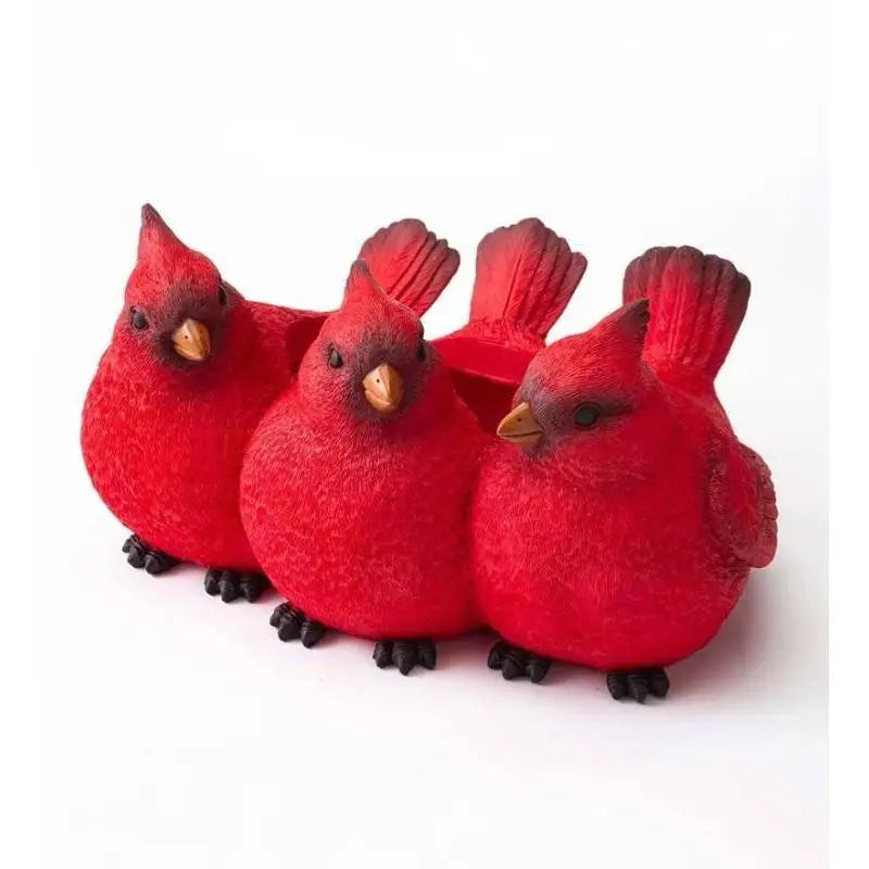 Cartoon Bird Resin Flower Pot | Succulent Planter Home Decor Decorative Resin Planter Qme