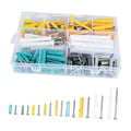200-Piece M2 Screw & Expansion Sleeve Indoor Mounting Kit Screw & Anchor Kit Qme CN