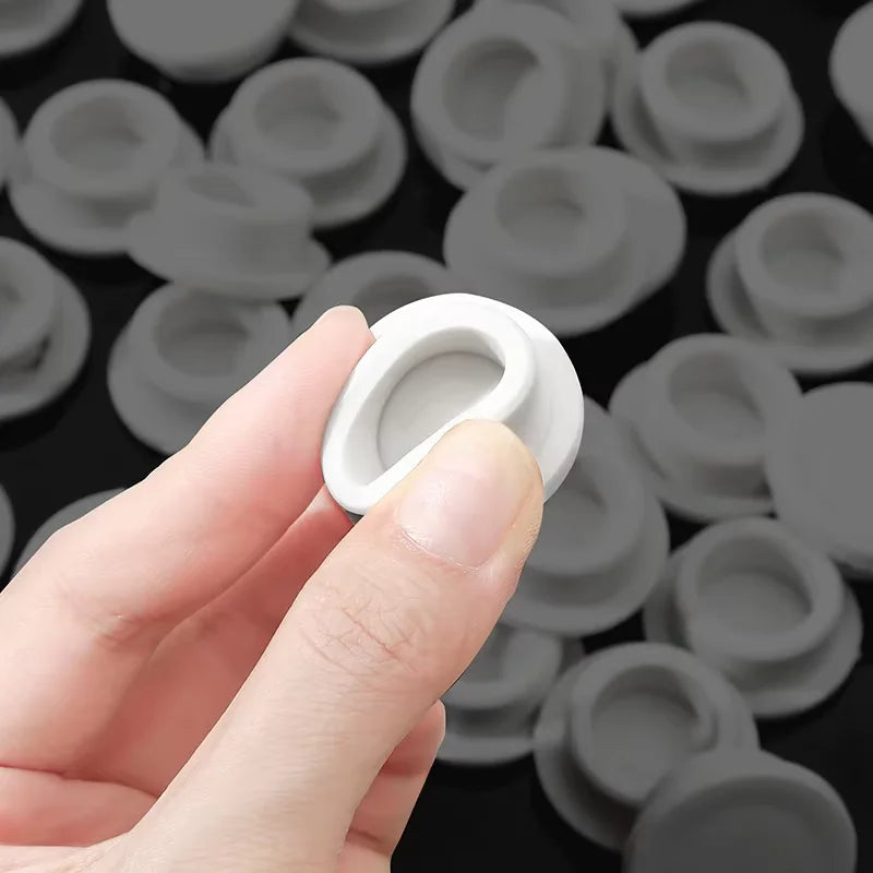 Silicone Sink Overflow Cover Plug – Basin Drain Stopper 2/4 Pack Drain Overflow Plug Qst