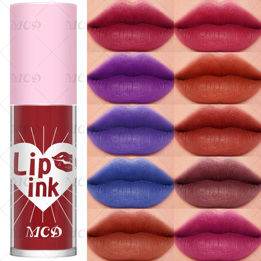 Waterproof Matte Lip Tint & Glow Oil – 12 Shades | Qme Lip Tint Gloss Qme