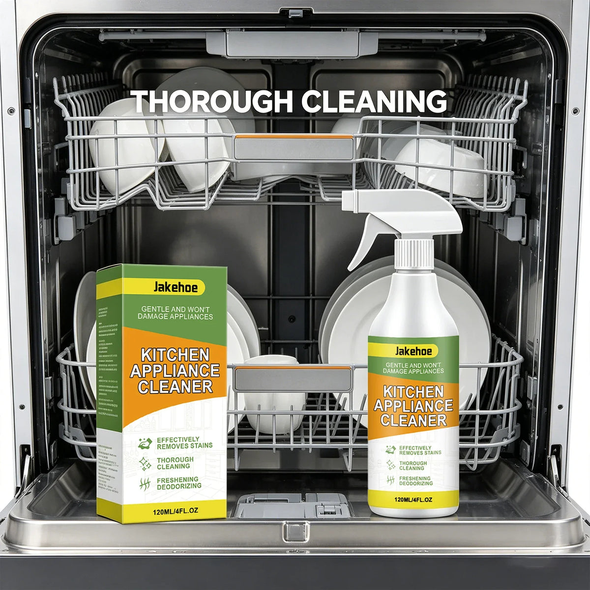 Kitchen Appliance Cleaning Spray – Heavy-Duty Degreaser Kitchen Cleaning Spray Qme