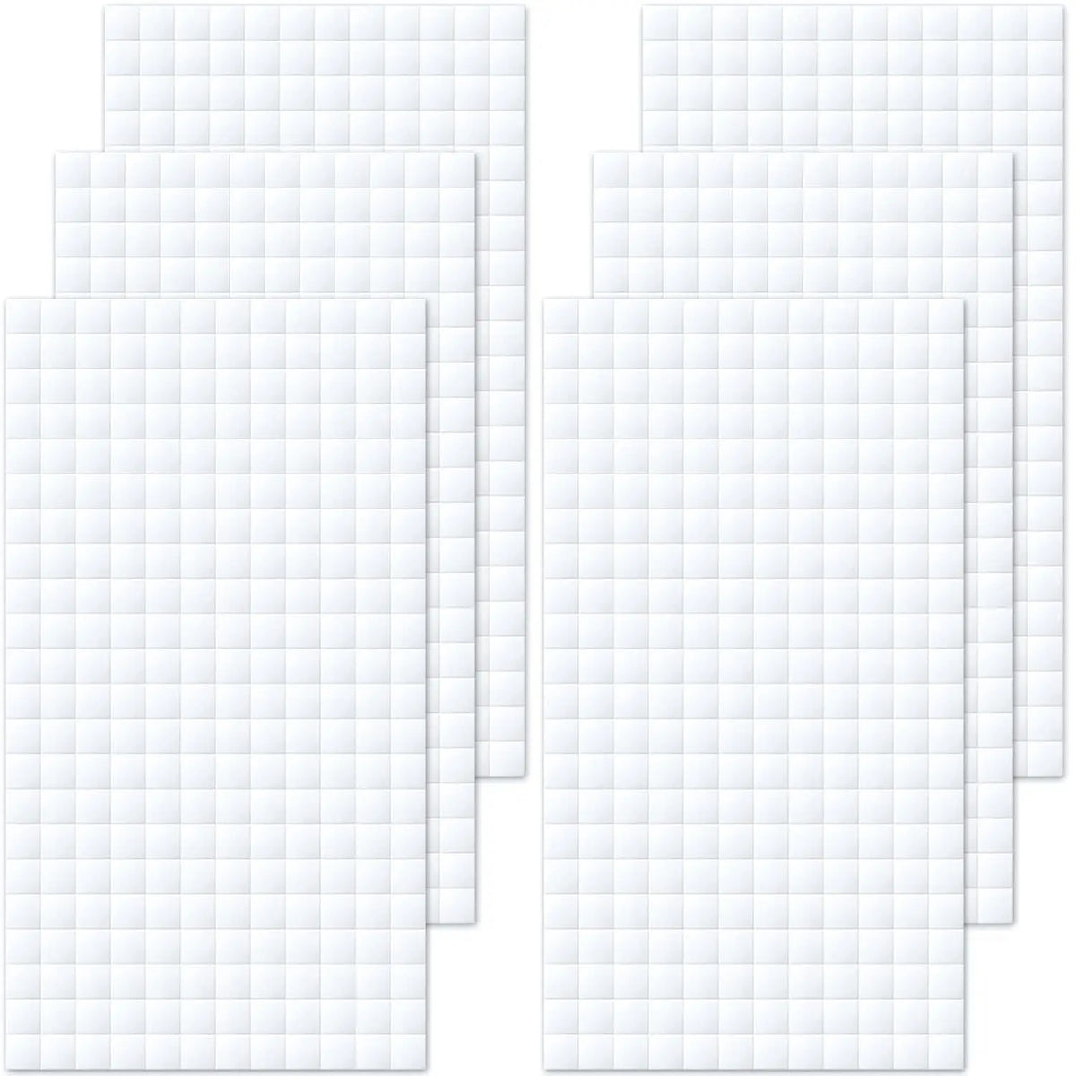 Double-Sided Foam Adhesive Dots & Squares | Pre-Cut DIY Tape Foam Craft Adhesive Qme 6mm 6pcs