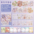 3D Cartoon Landscape Sticker Book – DIY Scrapbooking Crafts Sticker Book Qme D-24 Pcs
