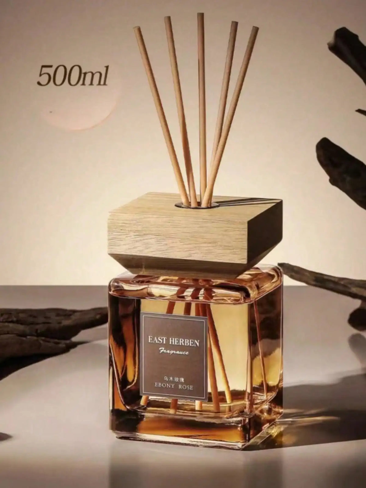 Hotel Grade Flameless Reed Diffuser | Essential Oil Rattan Stick Reed Diffuser Qme
