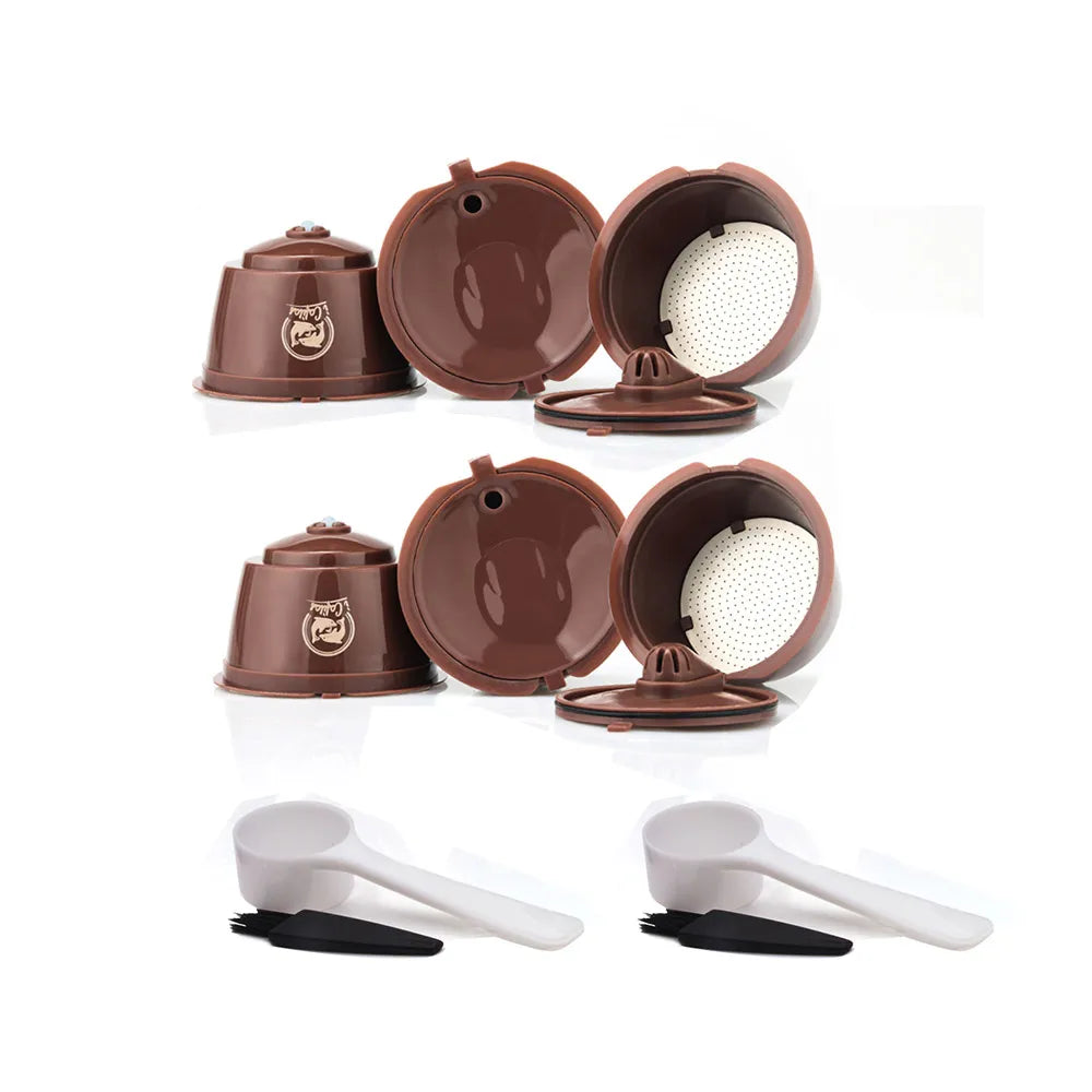 Reusable Coffee Capsule Adapter for Dolce Gusto Lumio DG325 Coffee Capsule Adapter Qst 6P capsule