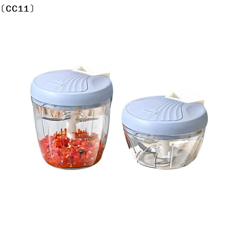 Manual Pull Food Chopper – Stainless Steel Garlic Mincer Manual Food Chopper Qme